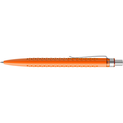 Prodir QS40 PMS Push Kugelschreiber , Prodir, orange/silber satiniert, Kunststoff/Metall, 14,10cm x 1,60cm (Länge x Breite), Bild 5