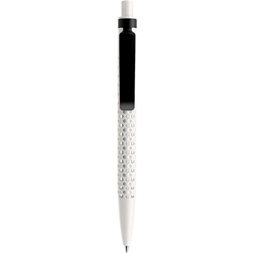 Prodir QS40 PMS Push Kugelschreiber , Prodir, weiss/schwarz, Kunststoff/Metall, 14,10cm x 1,60cm (Länge x Breite), Bild 1