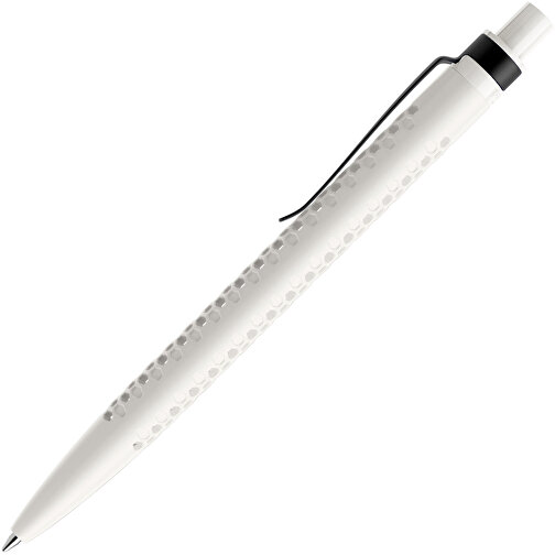 Prodir QS40 PMS Push Kugelschreiber , Prodir, weiss/schwarz, Kunststoff/Metall, 14,10cm x 1,60cm (Länge x Breite), Bild 4