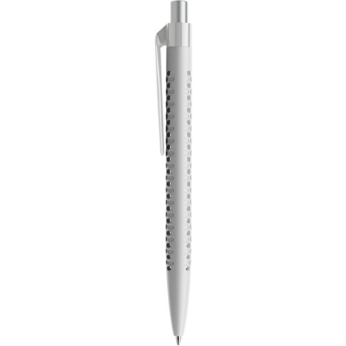 Prodir QS40 PMP Push Kugelschreiber , Prodir, zementgrau/silber satiniert, Kunststoff/Metall, 14,10cm x 1,60cm (Länge x Breite), Bild 2