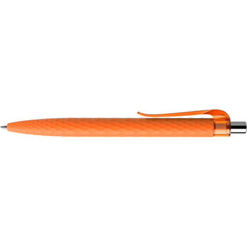 Prodir QS01 PRT Push Kugelschreiber , Prodir, orange/silber poliert, Kunststoff/Metall, 14,10cm x 1,60cm (Länge x Breite), Bild 5