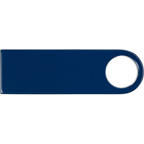 USB-Stick Metall 8GB Bunt , Promo Effects MB , dunkelblau MB , 8 GB , Metall MB , 3 - 10 MB/s MB , 3,90cm x 0,40cm x 1,20cm (Länge x Höhe x Breite), Bild 2