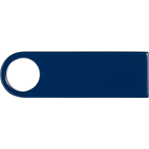USB-Stick Metall 8GB Bunt , Promo Effects MB , dunkelblau MB , 8 GB , Metall MB , 3 - 10 MB/s MB , 3,90cm x 0,40cm x 1,20cm (Länge x Höhe x Breite), Bild 3