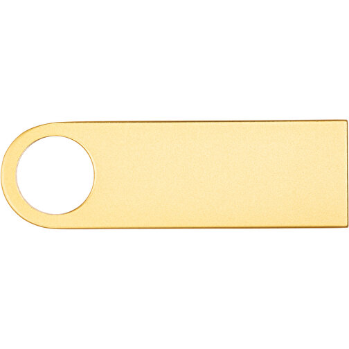 USB Stick Metall 32GB Bunt , Promo Effects MB , gold MB , 32 GB , Metall MB , 3 - 10 MB/s MB , 3,90cm x 0,40cm x 1,20cm (Länge x Höhe x Breite), Bild 3