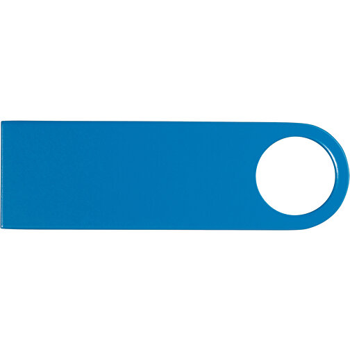 USB-Stick Metall 3.0 8GB Bunt , Promo Effects MB , hellblau MB , 8 GB , Metall MB , 10 - 45 MB/s MB , 3,90cm x 0,40cm x 1,20cm (Länge x Höhe x Breite), Bild 2