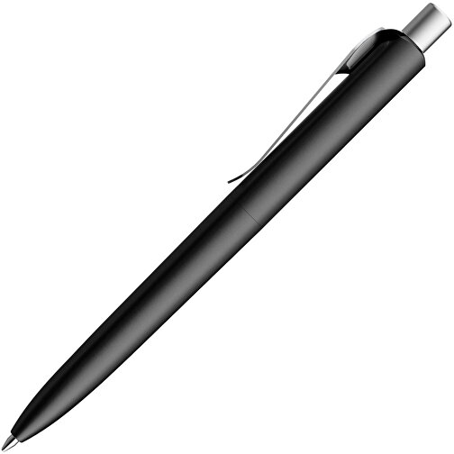 Prodir DS8 PSM Push Kugelschreiber , Prodir, schwarz/silber satiniert, Kunststoff/Metall, 14,10cm x 1,50cm (Länge x Breite), Bild 5