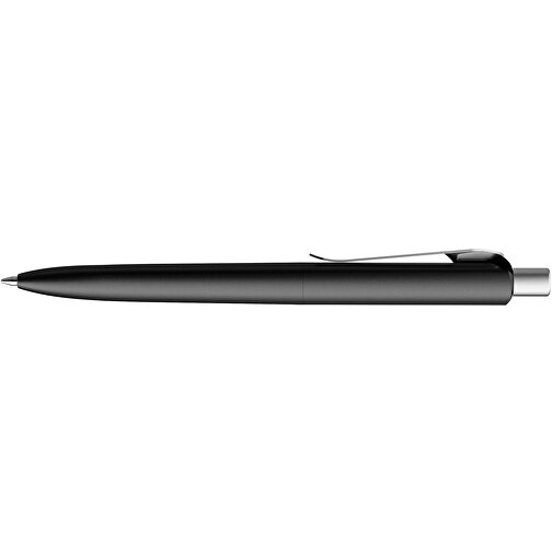 Prodir DS8 PSM Push Kugelschreiber , Prodir, schwarz/silber satiniert, Kunststoff/Metall, 14,10cm x 1,50cm (Länge x Breite), Bild 5