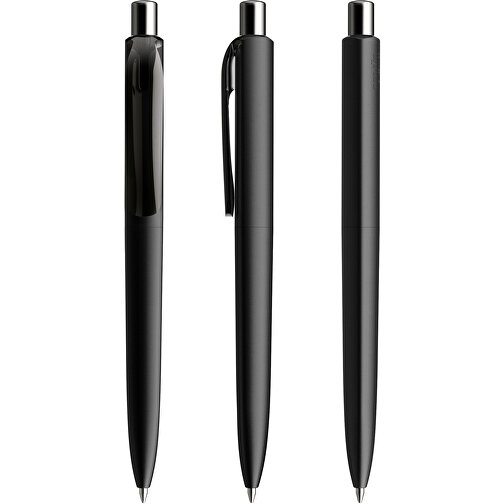 Prodir DS8 PMM Push Kugelschreiber , Prodir, schwarz/silber poliert, Kunststoff/Metall, 14,10cm x 1,50cm (Länge x Breite), Bild 6