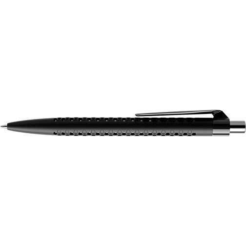 Prodir QS40 PMP Push Kugelschreiber , Prodir, schwarz/silber poliert, Kunststoff/Metall, 14,10cm x 1,60cm (Länge x Breite), Bild 5