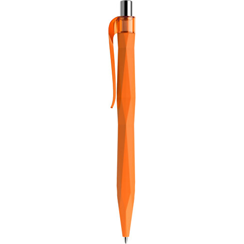 Prodir QS20 PRT Push Kugelschreiber , Prodir, orange / silber poliert, Kunststoff/Metall, 14,10cm x 1,60cm (Länge x Breite), Bild 2