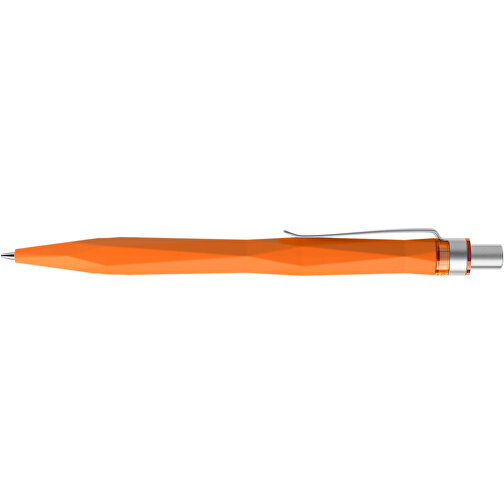 Prodir QS20 Soft Touch PRS Push Kugelschreiber , Prodir, orange / silber satiniert, Kunststoff/Metall, 14,10cm x 1,60cm (Länge x Breite), Bild 5