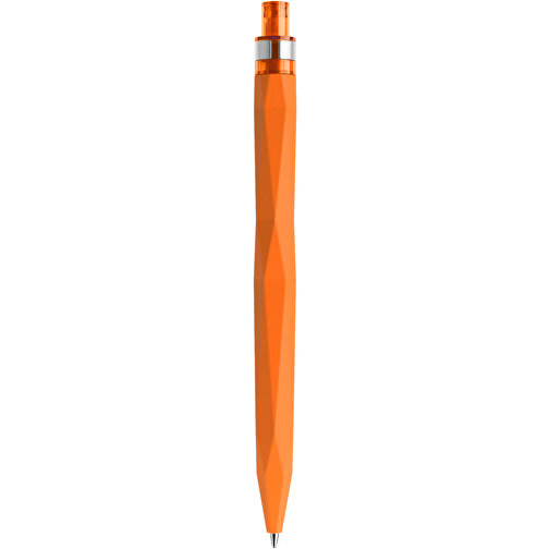 Prodir QS20 Soft Touch PRS Push Kugelschreiber , Prodir, orange / silber, Kunststoff/Metall, 14,10cm x 1,60cm (Länge x Breite), Bild 3