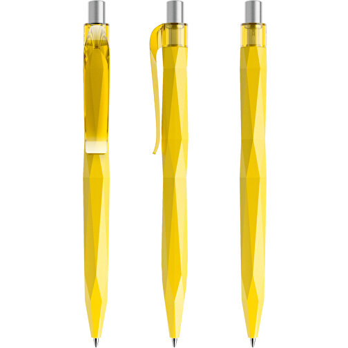Prodir QS20 PMT Push Kugelschreiber , Prodir, lemon / silber satiniert, Kunststoff/Metall, 14,10cm x 1,60cm (Länge x Breite), Bild 6