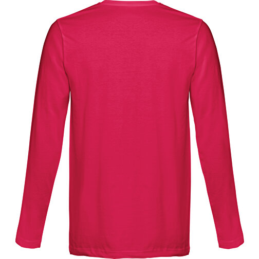 THC BUCHAREST. Herren Langarm T-Shirt , rot, 100% Baumwolle, M, 73,00cm x 52,00cm (Länge x Breite), Bild 2