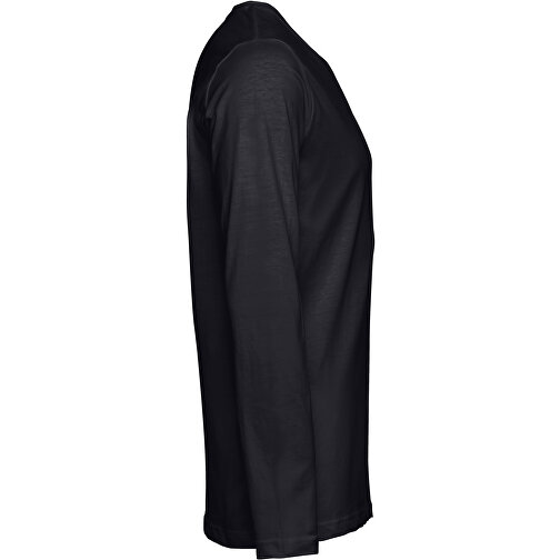 THC BUCHAREST. Herren Langarm T-Shirt , schwarz, 100% Baumwolle, XL, 76,50cm x 58,00cm (Länge x Breite), Bild 3