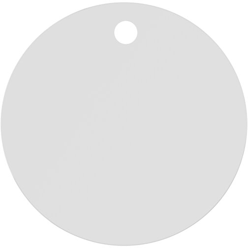 1€-Chip , weiß, ABS, 0,20cm (Höhe), Bild 1