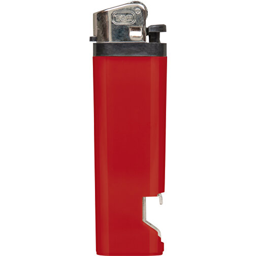 Flint Lighter , rot, ABS, 8,10cm x 1,00cm x 2,40cm (Länge x Höhe x Breite), Bild 1
