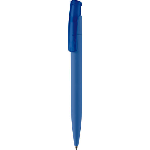 Kugelschreiber Avalon Soft-Touch , blau, ABS, 14,60cm (Länge), Bild 1