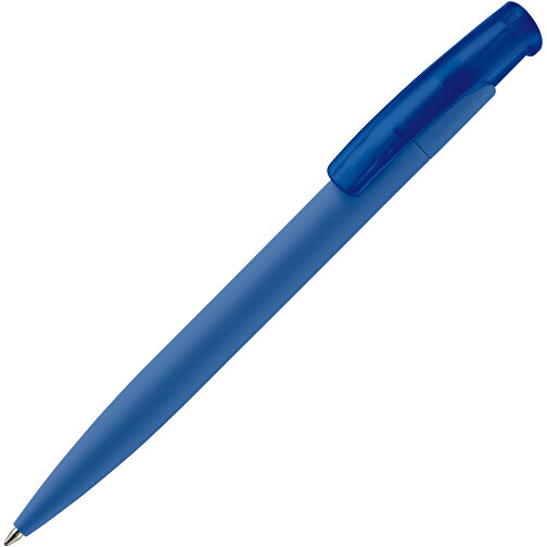 Kugelschreiber Avalon Soft-Touch , blau, ABS, 14,60cm (Länge), Bild 2
