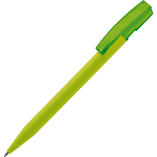 Kugelschreiber Nash Soft-Touch , hellgrün, ABS, 14,50cm (Länge), Bild 2