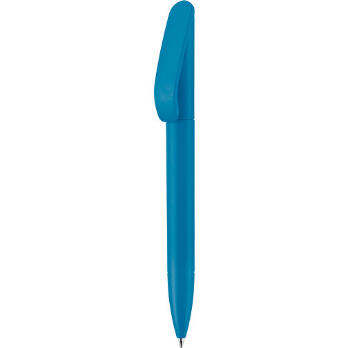 Kugelschreiber Slash Soft-Touch Hergestellt In Deutschland , blau, ABS, 14,50cm (Länge), Bild 1