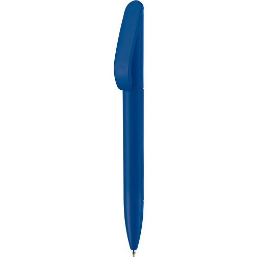 Kugelschreiber Slash Soft-Touch Hergestellt In Deutschland , dunkelblau, ABS, 14,50cm (Länge), Bild 1