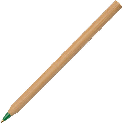 Bambus Kugelschreiber ESSENTIAL , braun, grün, Bambus / Kunststoff, 14,80cm (Länge), Bild 2