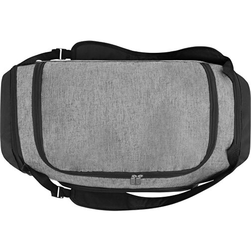 Sporttasche 2 IN 1 , grau, schwarz, 300D / 600D Polyester, 55,00cm x 28,00cm x 30,00cm (Länge x Höhe x Breite), Bild 5