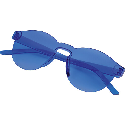 Sonnenbrille FANCY STYLE , blau, Kunststoff, 1,00cm (Länge), Bild 1