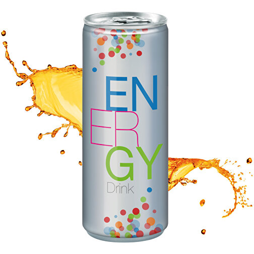 Energy Drink, Fullbody Transp. , Aluminium, Folie, 5,30cm x 13,50cm x 5,30cm (Länge x Höhe x Breite), Bild 1