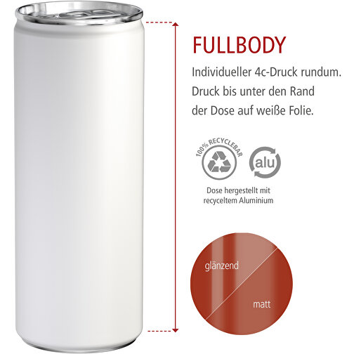 Energy Drink, Fullbody , Aluminium, Folie, 5,30cm x 13,50cm x 5,30cm (Länge x Höhe x Breite), Bild 5