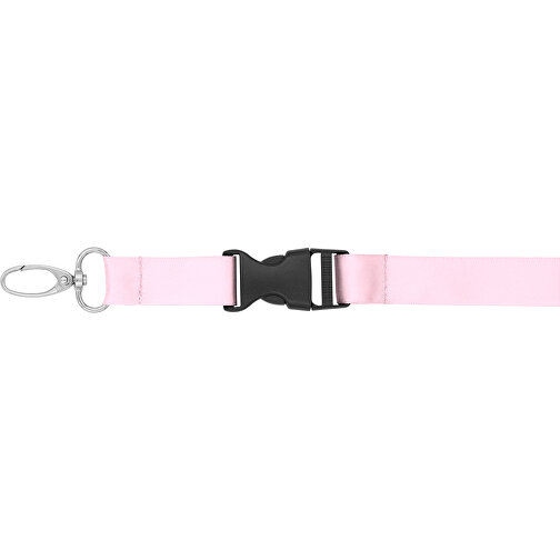 Schlüsselband Basic Oval , Promo Effects, rosa, Satin, 105,00cm x 1,90cm (Länge x Breite), Bild 5