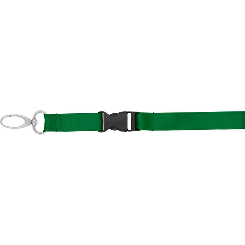Schlüsselband Basic Oval , Promo Effects, grün, Satin, 105,00cm x 1,60cm (Länge x Breite), Bild 5