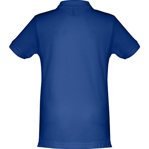 THC ADAM KIDS. Kurzärmeliges Baumwoll-Poloshirt Für Kinder (unisex) , königsblau, 100% Baumwolle, 2, 45,00cm x 31,00cm (Länge x Breite), Bild 2