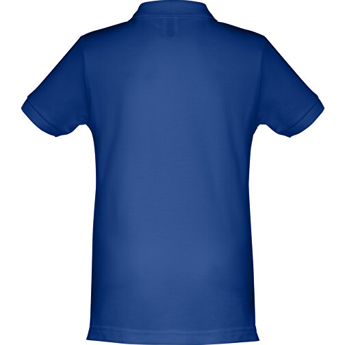 THC ADAM KIDS. Kurzärmeliges Baumwoll-Poloshirt Für Kinder (unisex) , königsblau, 100% Baumwolle, 10, 59,00cm x 43,00cm (Länge x Breite), Bild 2