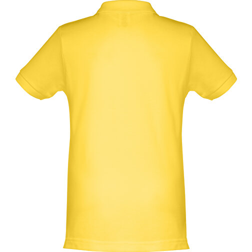 THC ADAM KIDS. Kurzärmeliges Baumwoll-Poloshirt Für Kinder (unisex) , gelb, 100% Baumwolle, 12, 63,00cm x 46,00cm (Länge x Breite), Bild 2