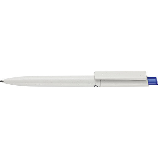 Kugelschreiber CREST RECYCLED + Grau , Ritter-Pen, grau recycled/royal-blau TR/FR, ABS-Kunststoff, 149,00cm (Länge), Bild 2