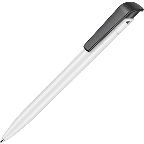 Kugelschreiber PLANT , Ritter-Pen, weiß/schwarz, PLA (Basis Mais, bio.-abbaubar), 145,00cm (Länge), Bild 2