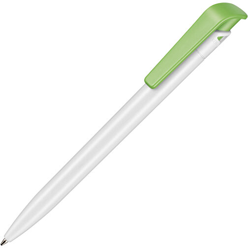 Kugelschreiber PLANT , Ritter-Pen, weiß/grün, PLA (Basis Mais, bio.-abbaubar), 145,00cm (Länge), Bild 2