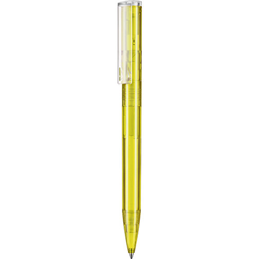 Kugelschreiber LIFT TRANSPARENT P , Ritter-Pen, ananas-gelb TR/FR, ABS-Kunststoff, 140,00cm (Länge), Bild 1