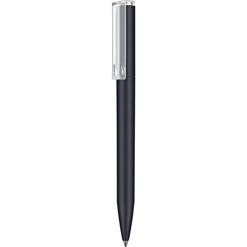 Kugelschreiber LIFT SOFT P , Ritter-Pen, schwarz, ABS-Kunststoff, 140,00cm (Länge), Bild 1