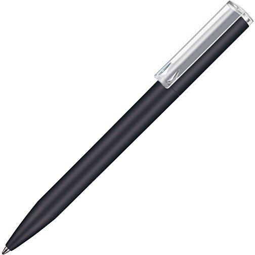 Kugelschreiber LIFT SOFT P , Ritter-Pen, schwarz, ABS-Kunststoff, 140,00cm (Länge), Bild 2