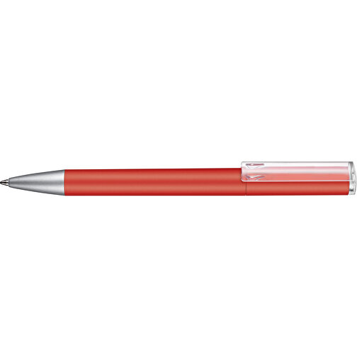 Kugelschreiber LIFT SOFT , Ritter-Pen, signal-rot, ABS-Kunststoff, 140,00cm (Länge), Bild 3