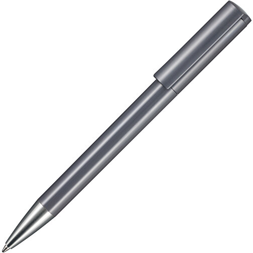 Kugelschreiber LIFT , Ritter-Pen, dunkel grau, ABS-Kunststoff, 140,00cm (Länge), Bild 2