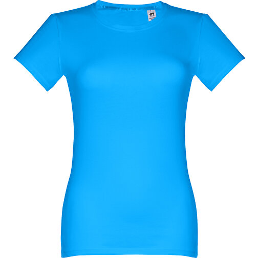 THC ANKARA WOMEN. Damen T-shirt , wasserblau, 100% Baumwolle, XXL, 70,00cm x 53,00cm (Länge x Breite), Bild 1