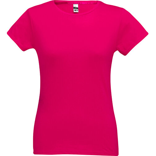 THC SOFIA 3XL. Damen T-shirt , hellgrau melliert, 100% Baumwolle, 3XL, 70,00cm x 56,00cm (Länge x Breite), Bild 2