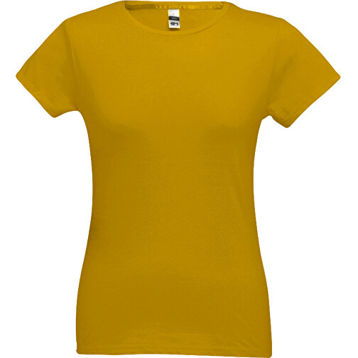 THC SOFIA 3XL. Damen T-shirt , dunkelgelb, 100% Baumwolle, 3XL, 70,00cm x 56,00cm (Länge x Breite), Bild 1