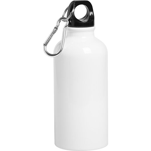 Trinkflasche Mento , weiß matt, Aluminium, 17,50cm (Breite), Bild 1