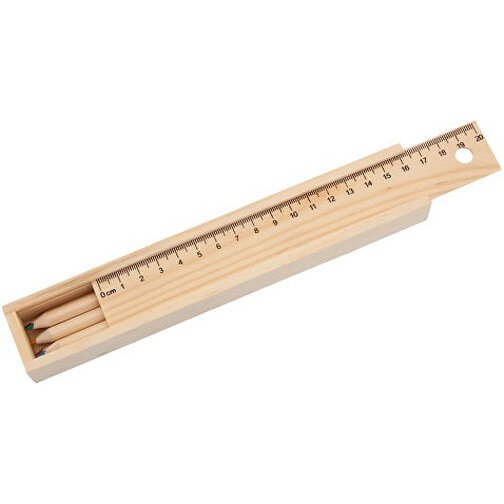 BLEISTIFTBOX DRAGON , Holz, 20,50cm x 3,50cm x 2,50cm (Länge x Höhe x Breite), Bild 1