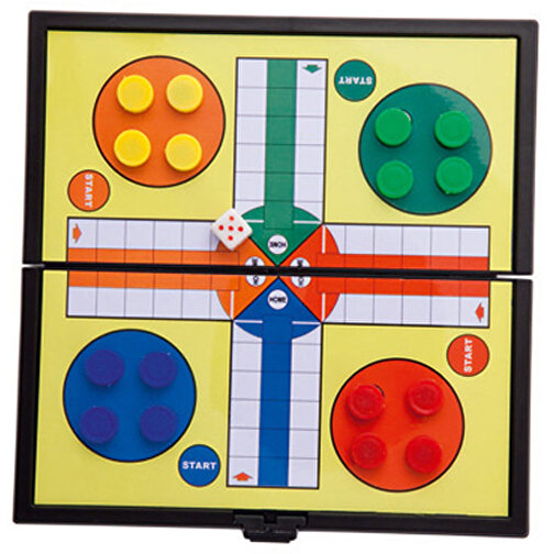 Spiel DIAMOND , Ludo, Kunststoff, 13,00cm x 13,00cm x 1,00cm (Länge x Höhe x Breite), Bild 1